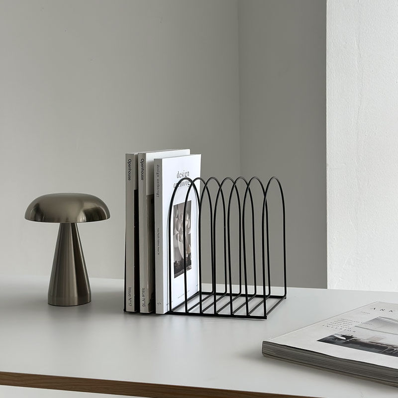 magazinerack-03023 アーチ型 アイアンワイヤー ブックスタンド | ART