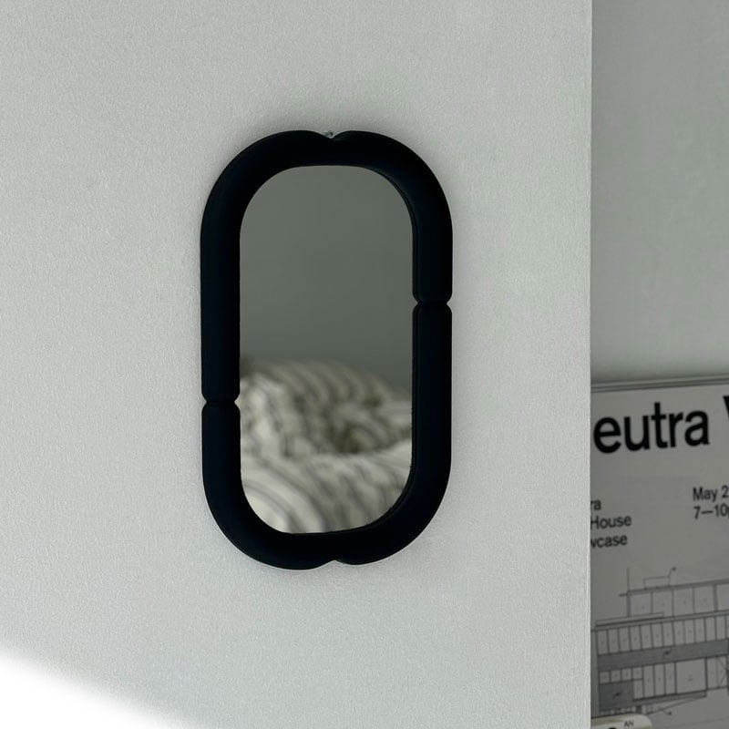 mirror-03145 オーバル チャビーフレーム 壁掛けミラー | ART OF BLACK