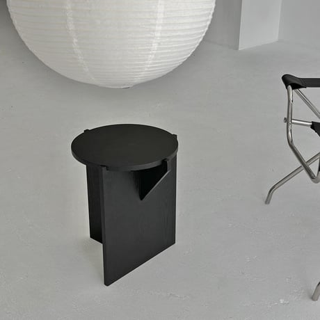 予約販売7月上旬～7月中旬頃発送予定　table-03078　geometric ブラック サイドテーブル