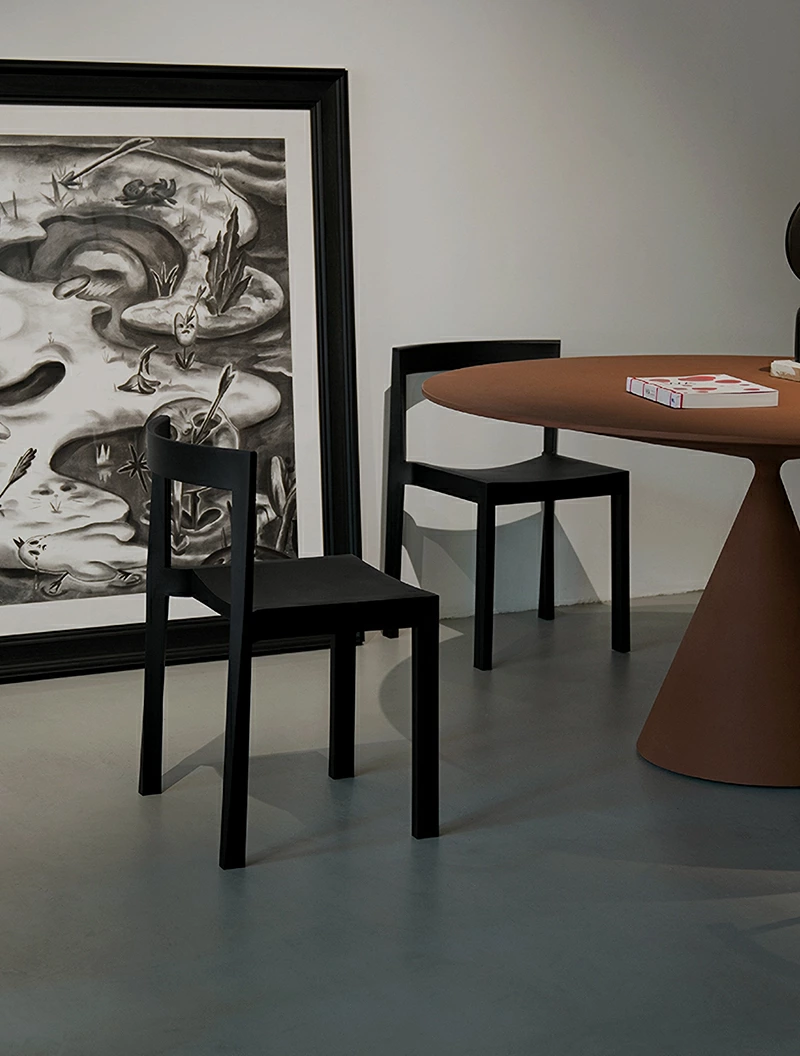 chair-03083 Mobius legs Chair スタッキングチェア | ART O chair-03083 Mobius legs Chair スタッキングチェア | ART O