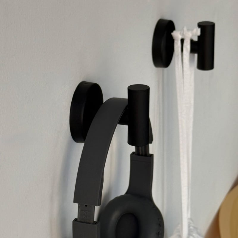 ウォールフック ブラック 楽天市場】ウォールフック ラウンド・スクエア ブラック