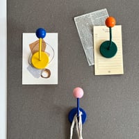 【一部予約商品】　hook-03007　カラードロップ マグネットフック