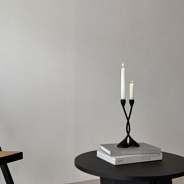 キャンドルスタンド candle-03092 Twin ブラック キャンドルスタンド | ART OF BLACK