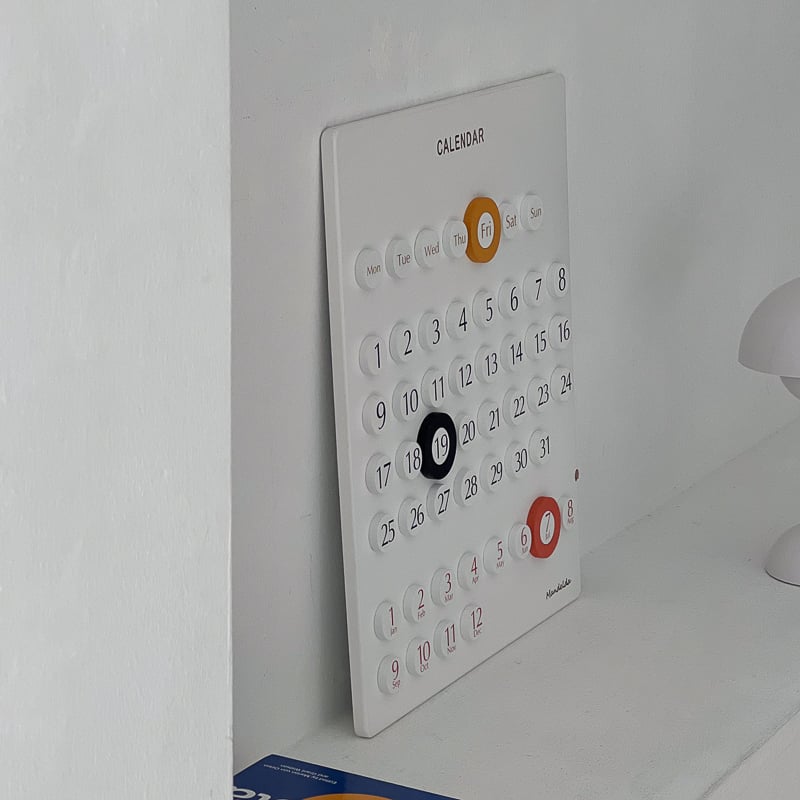 ART OF BLACK ウォールパネルカレンダー calendar-03023 ウッドパネル ウォール万年カレンダー | ART OF