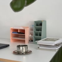 stationery-03030　カラー コンビネーション デスクオーガナイザー