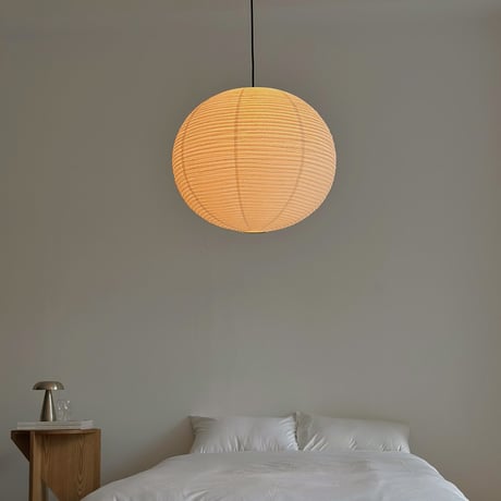 light-03288　生成り色 Rice Paper Shade Large 60cm 和紙 ペンダントライト