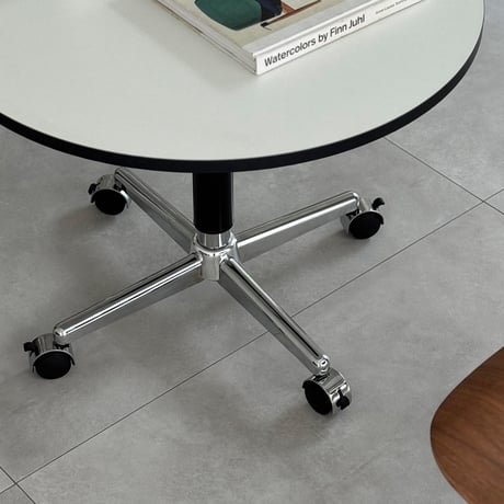 予約販売6月中旬～6月下旬頃発送予定　table-03188　ラウンドテーブル ホワイト 直径70cm