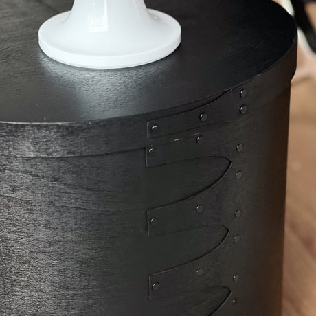予約販売7月中旬～7月下旬頃発送予定　table-03140　天然木 SHAKER BOX シェーカーボックス ビッグサイズ サイドテーブル ブラック