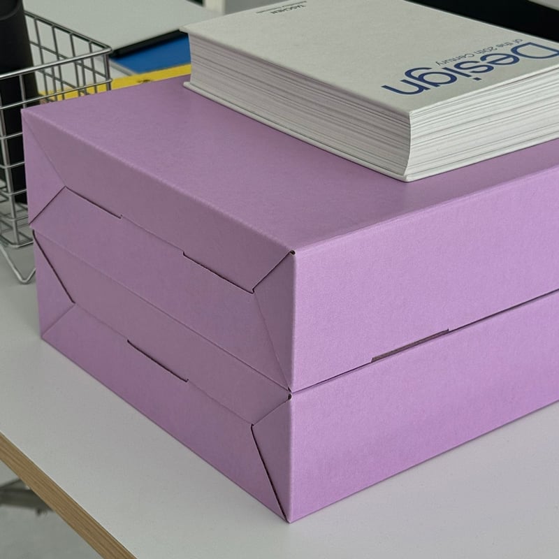 box-03055 カラー段ボール 引き出しA4ケース 同色2個セット box-03055 カラー段ボール 引き出しA4ケース 同色2個セット