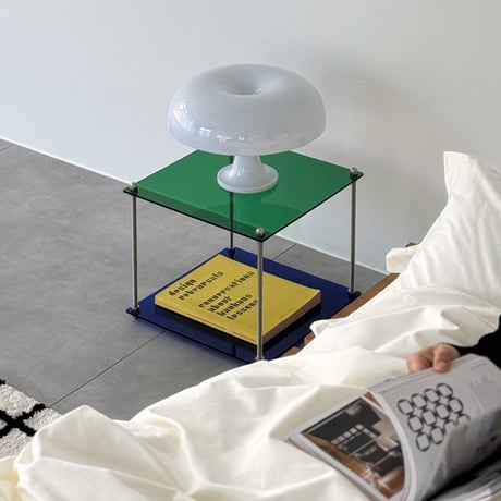rack-03092　カラーアクリル スクエア型 モジュールシェルフ
