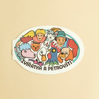 チェコのぬり絵　デッドストック『ZVIRATKA A PETROVSTI』