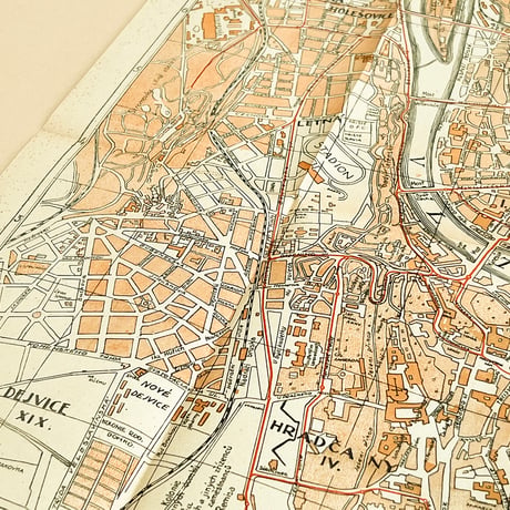 プラハの地図　1926年