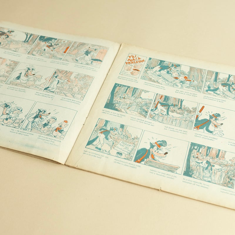 【初版】チェコスロヴァキア　色鮮やかで美しいレアな絵本　洋書　古書 初版】チェコスロヴァキア 色鮮やかで美しいレアな絵本 洋書