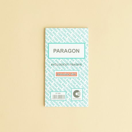 チェコの伝票（PARAGON）