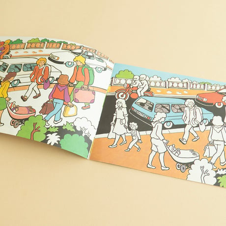 チェコのぬり絵　デッドストック『DOPRAVNI DOMALOVANKY』