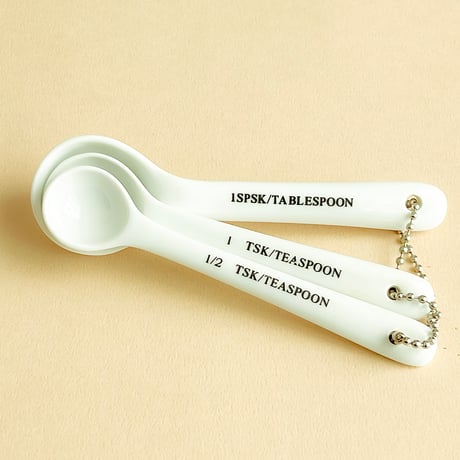 陶器の計量スプーン 3本セット