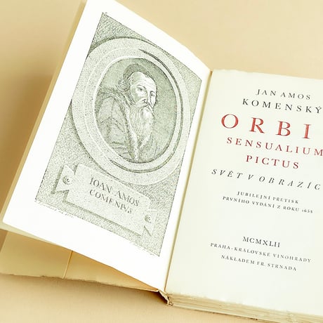 『Orbis sensualium pictus（世界図絵）』　J.A.コメニウス 著　1942年