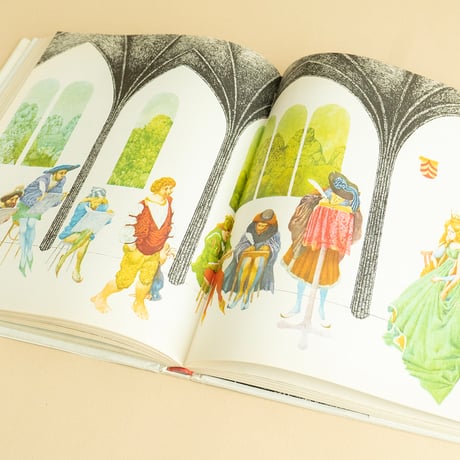 『Mala morska panna』　アルビーン・ブルノフスキー（Albin Brunovsky）絵　アンデルセン　1977年