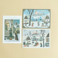 ヨゼフ・ラダ（Josef Lada）絵　クリスマスカード（大判・封筒付き）