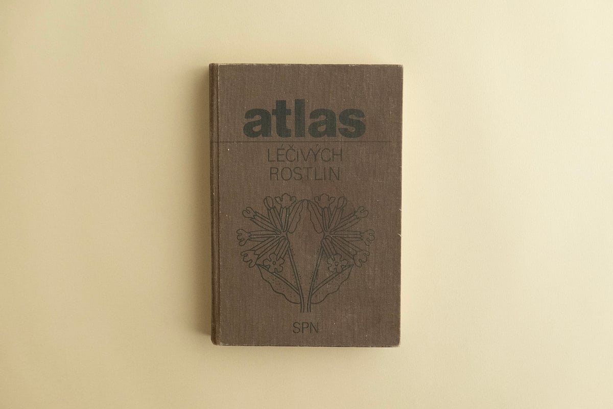 Atlas rostlin 植物図鑑 チェコ 植物図鑑 ボタニカルアート 植物画集 ヴィンテージ Atlas