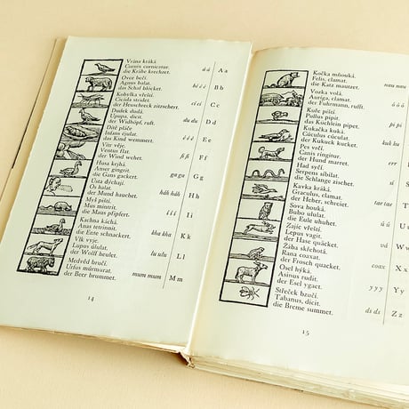 『Orbis sensualium pictus（世界図絵）』　J.A.コメニウス 著　1942年