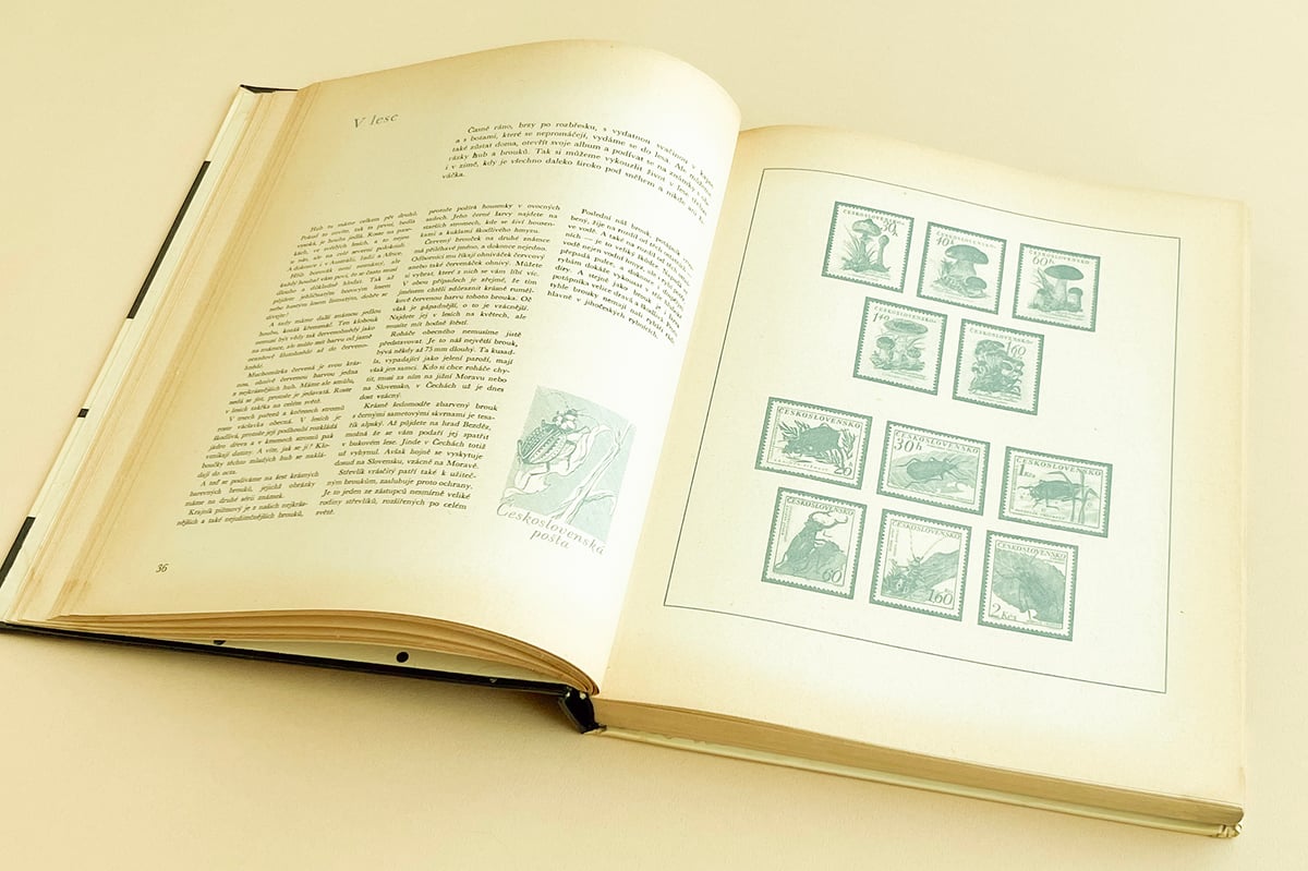 O cem znamky vypravuji』 チェコスロヴァキアの切手の本 1967年