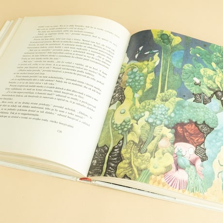 『Mala morska panna』　アルビーン・ブルノフスキー（Albin Brunovsky）絵　アンデルセン　1977年