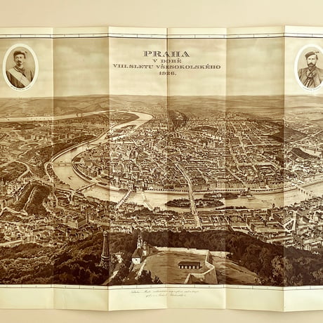 プラハの地図　1926年