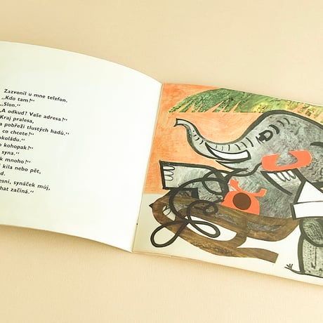 『Telefon 』ルデェク・ヴィムル（Ludek Vimr） 絵 　1965年