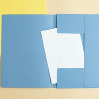 チェコの紙のファイル　A4サイズ