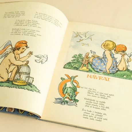 『Obzinky』マリエ・フィスヘロヴァー・クヴィェホヴァー（Marie Fischerova-Kvechova） 絵　1924年