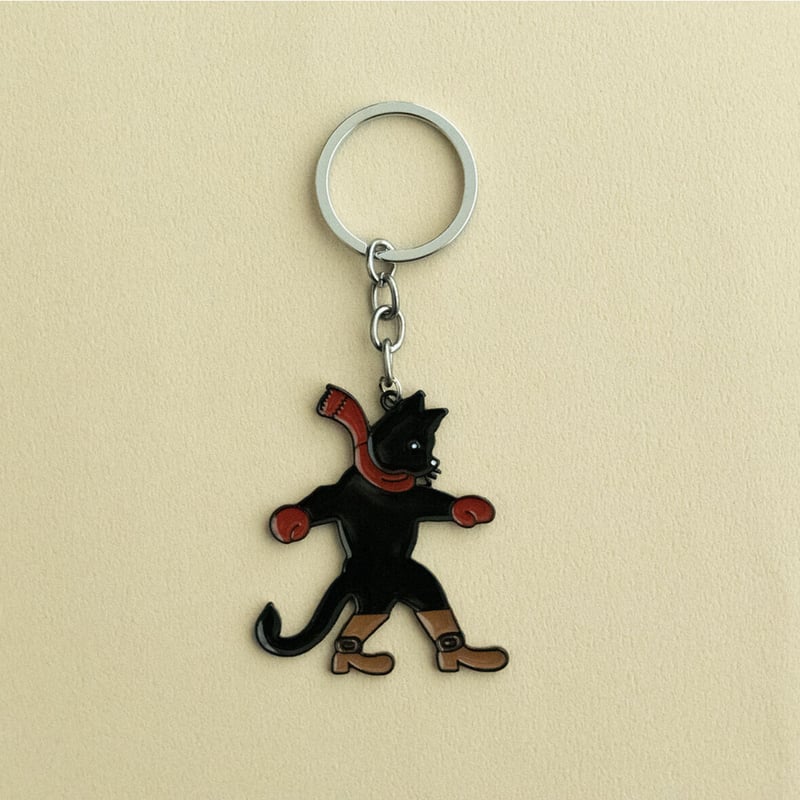 ヨゼフ・ラダ 黒ねこミケシュ キーホルダー | SYSLOVBOOKS