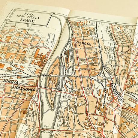 プラハの地図　1926年