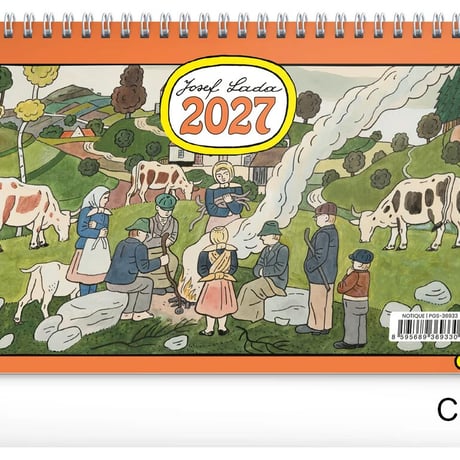 ヨゼフ・ラダ　2027年卓上カレンダー C / D（9/30まで予約受付）