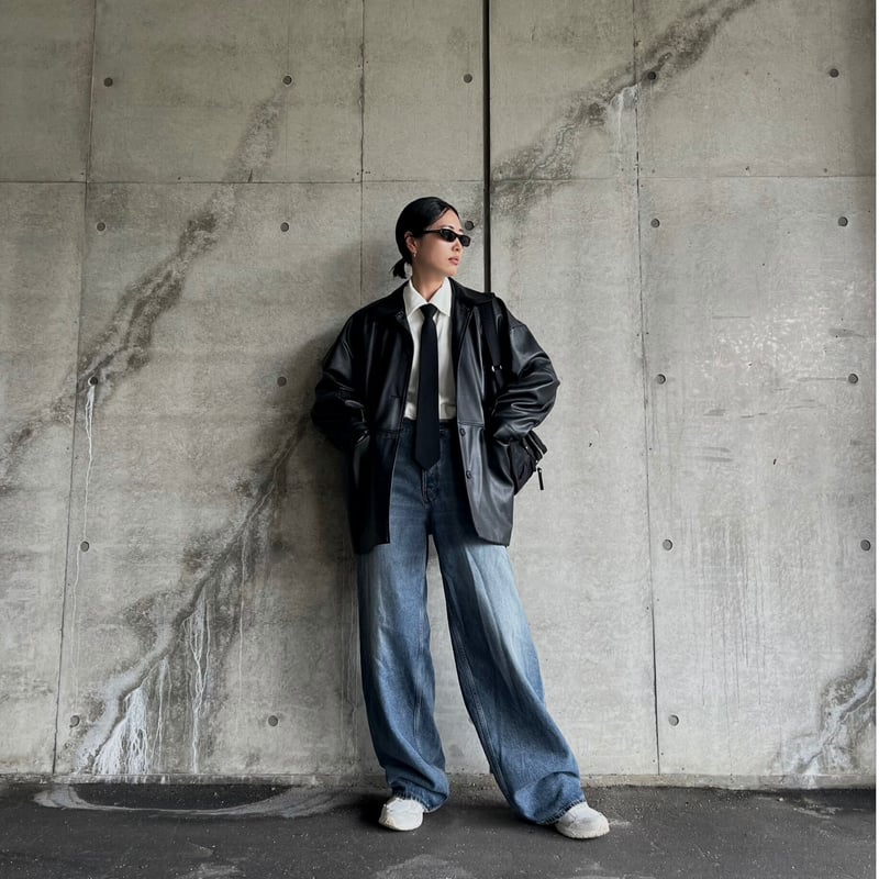ジャケット・アウター irury fake leather jacket black irury fake leather jacket black