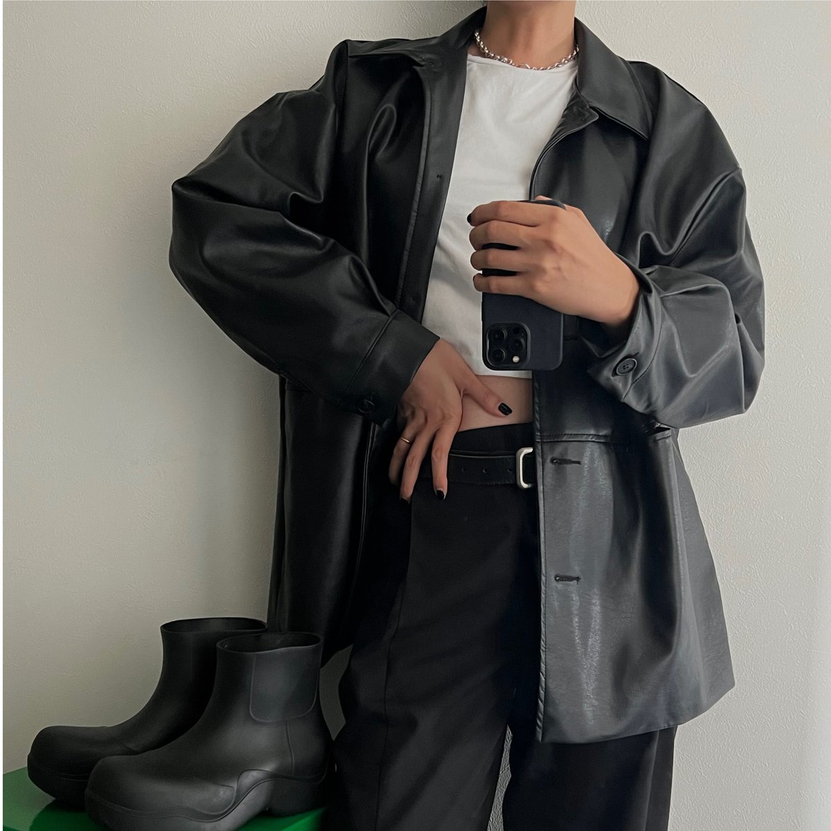 Fake Leather Jacket/cizatto