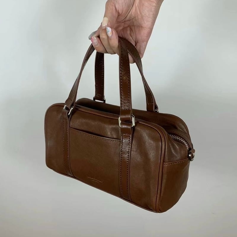 正規品 irury BOWLING BAG / brown irury BOWLING BAG brown