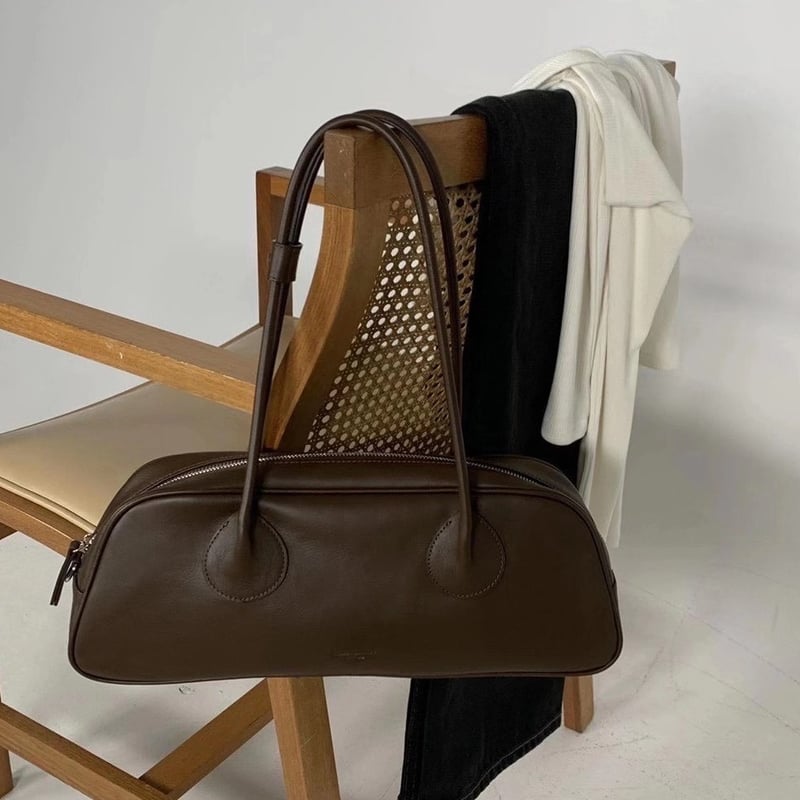 正規品 irury BOWLING BAG / brown EXTENDED LEATHER BOWLING BAG - SAND/BROWN | ZARA United States