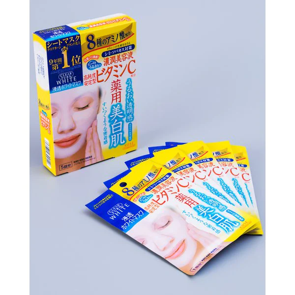 KOSE クリアターン ホワイト マスク VC (ビタミンC) 5枚 薬用 KOSE クリアターン ホワイト マスク VC (ビタミンC) 5枚 薬用