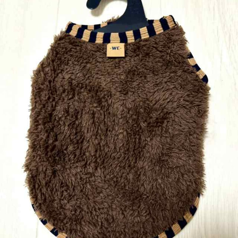 we dog 犬服 タンクトップ ボア フリース ドッグウェア 春 秋 冬 猫 