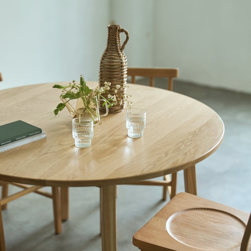 マージダイニングテーブル ラウンド110 | T's garage furniture