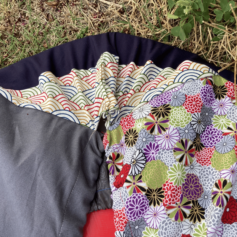 ロングボードケース デッキカバータイプ 裏地無し ハンドメイド