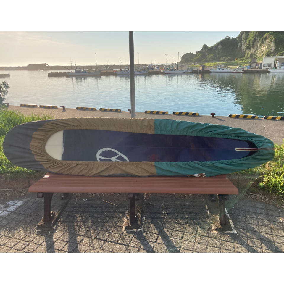 ロングボード デッキカバー ノーズパット付き ハンドメイド製品 9.0-9.6位 ロングボード用 デッキカバー | HAKOBUHITO PLUS ハコブヒトプラス