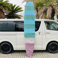 ロングボードケース　ノーズパット付きデッキカバー　サーフボードケース　ハンドメイド　サーフィン
