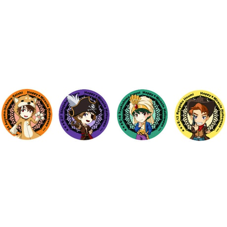 ハッピー☆ミラクルハロウィン　ビッグ缶バッジセット＜全2種＞
