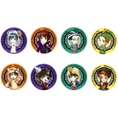 ハッピー☆ミラクルハロウィン　ビッグ缶バッジセット＜全2種＞