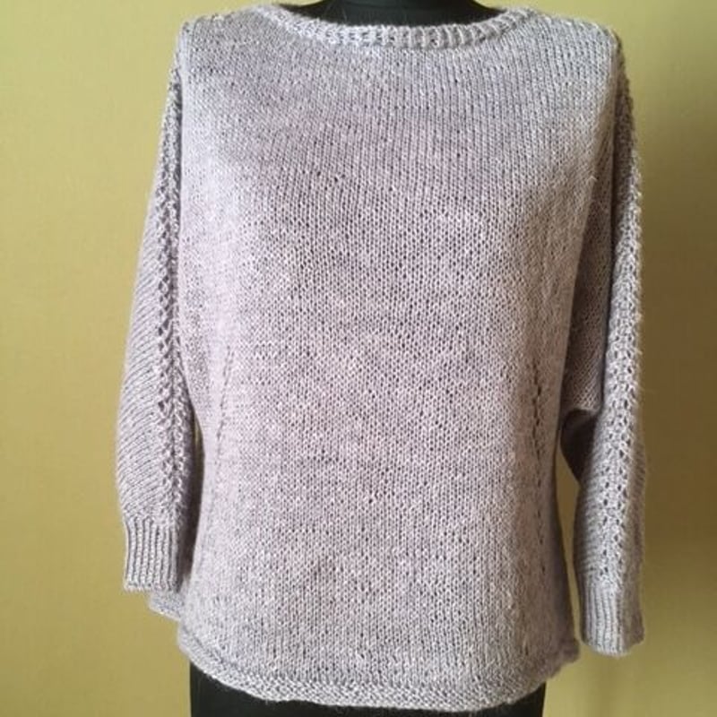 ドルマンスリーブのプルオーバー | wan-knit's STORE