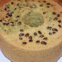 抹茶大納言シフォンケーキ