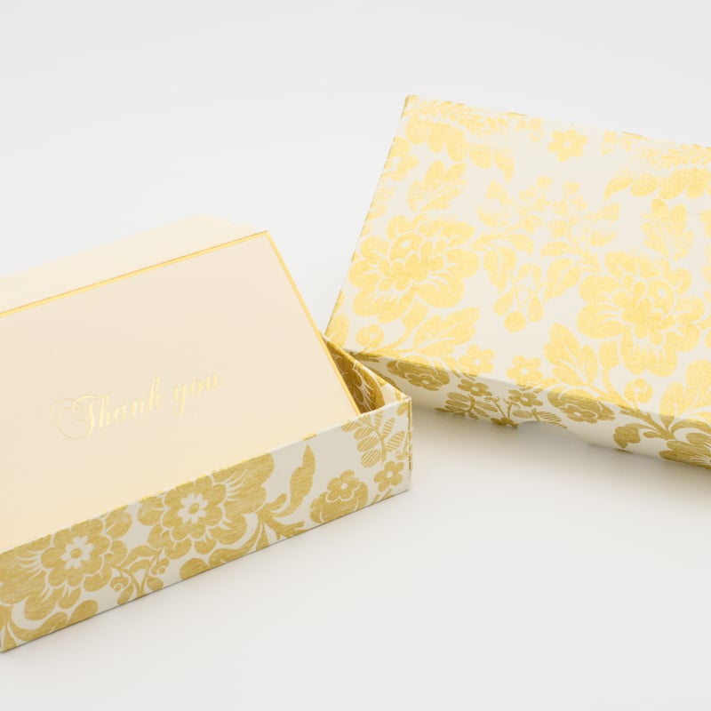 BSC088T サンキューカードセット「ブロケード フラワー