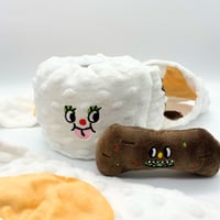 ペット知育玩具 ノーズワークトイ トイレットペーパー風犬用おもちゃ
